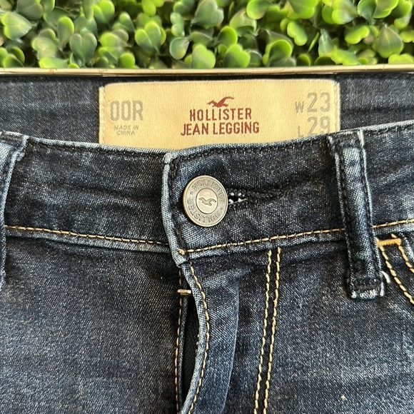 Hollister Blue Denim Midrise Skinny Jean Leggings 00R - Picture 12 of 12